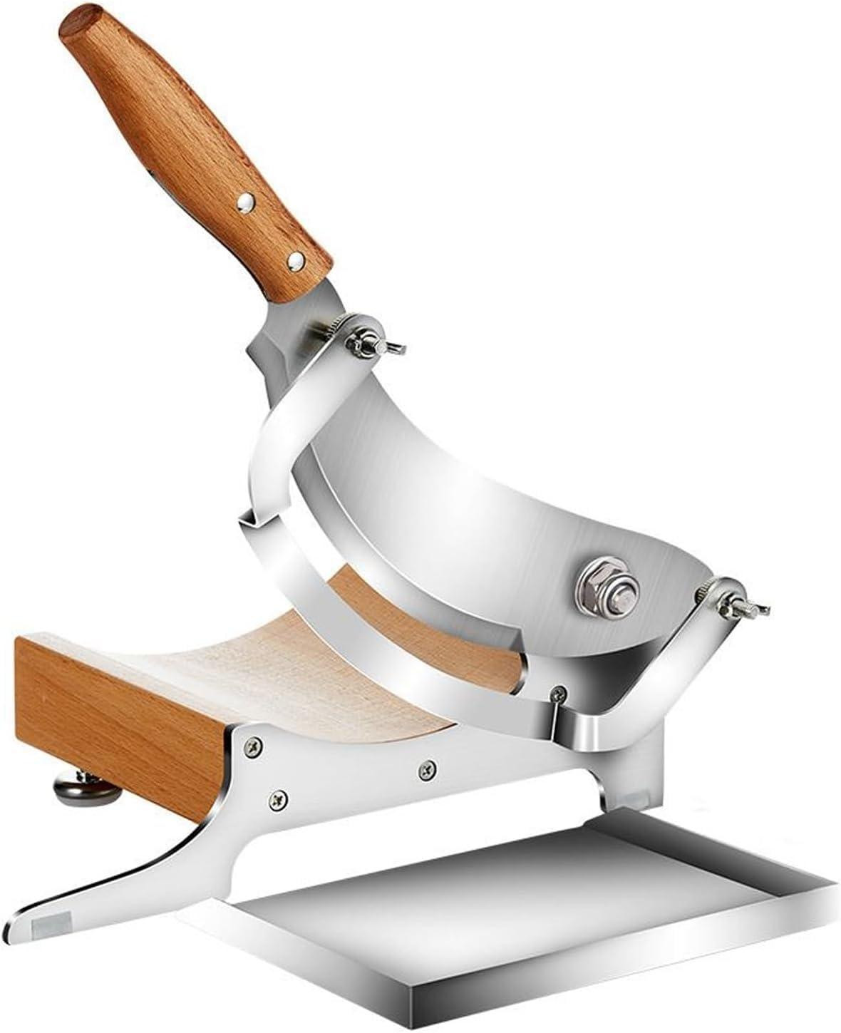Dripio Handmatige snijmachine met instelbare snijdikte in roestvrij staal