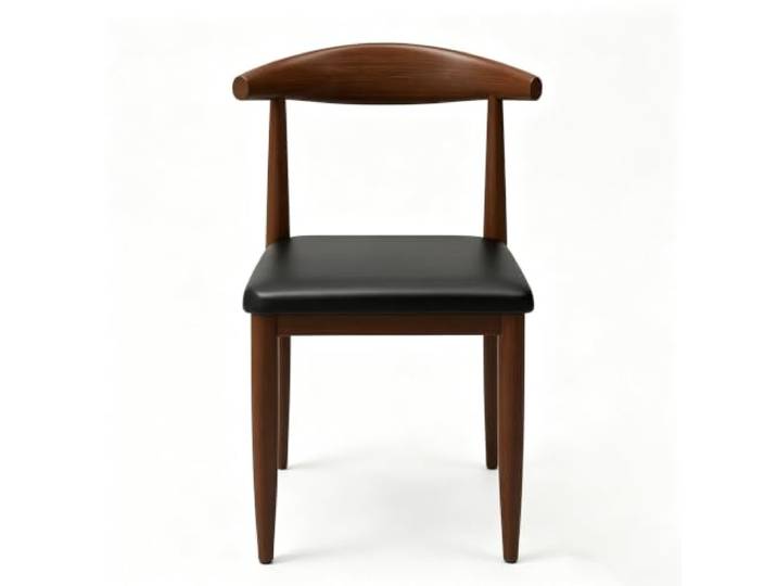 FCZVWPR Esszimmerstuhl Mit Ergonomischer Rückenlehne, Büro-Gästestuhl Robuster Beistell-Esszimmerstuhl Aus Kohlenstoffstahl, Stapelbare Konstruktion(Black)