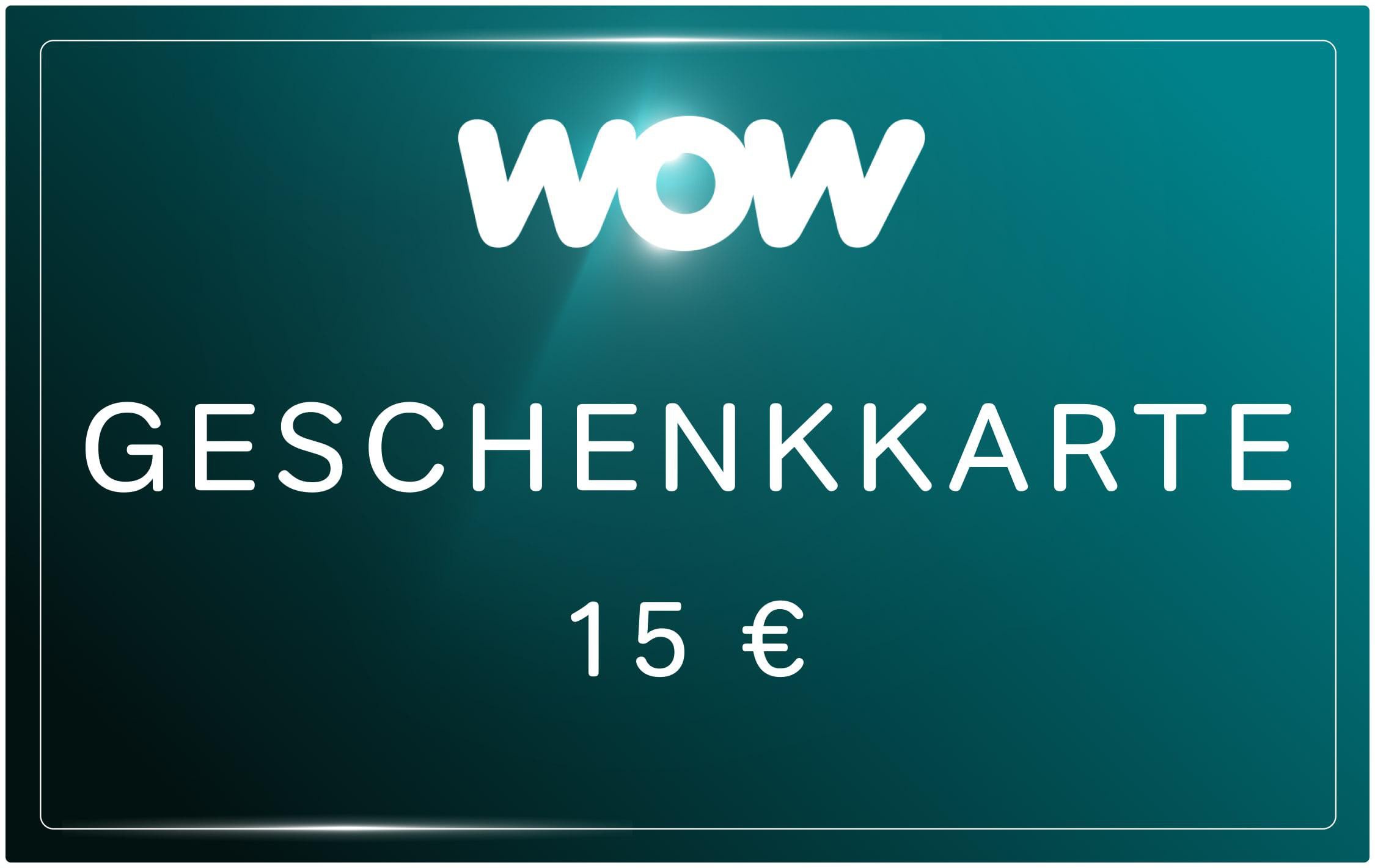WOW Geschenkkarte 15 EUR DE  Download