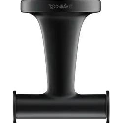 Duravit Starck T Handtuchhaken 0099304600 schwarz matt, doppelt