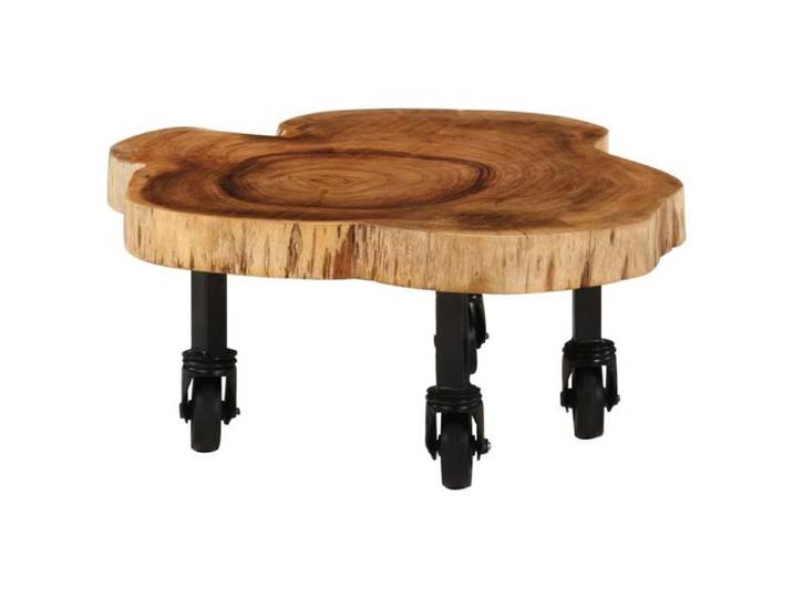 Remise 2026®Petite Table Centrale de salon Brun - Table basse - Bois d'acacia massif 60x55x25cm 960 4426441