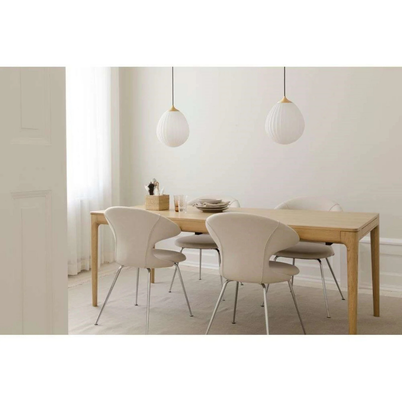 Umage Around the World hanglamp Medium wit/zwart van glas