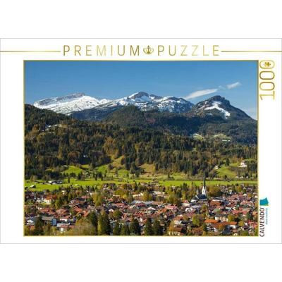 CALVENDO Puzzle Oberstdorf | 1000 Teile Lege-Größe 64x48cm Foto-Puzzle für glückliche Stunden