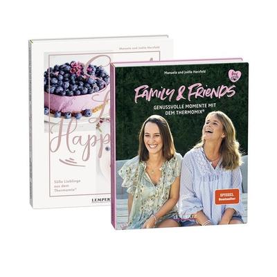 Die besten Glücksrezepte, Bundle; Food with Love; Herzfeld, Manuela / Herzfeld, Joëlle, Set von Manuela / Herzfeld, Joëlle Herzfeld, Lempertz Edition