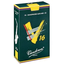 Vandoren V-16 Alt Sax Blätter Stärke 2 - Blätter