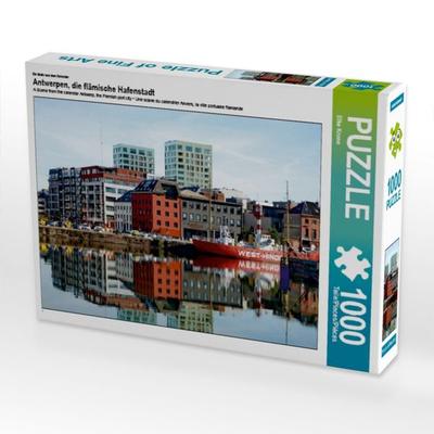 CALVENDO Puzzle Ein Motiv aus dem Kalender Antwerpen, die flämische Hafenstadt | 1000 Teile Lege-Größe 64x48cm Foto-Puzzle für glückliche Stunden
