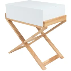 Kayoom Schränkchen Kanani 400 Weiß / Natural