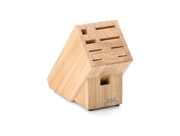 Messerblock CONTINENTA unbestückt , braun, B:12cm, Messerblöcke, Messerblock, Tiefe: 22cm