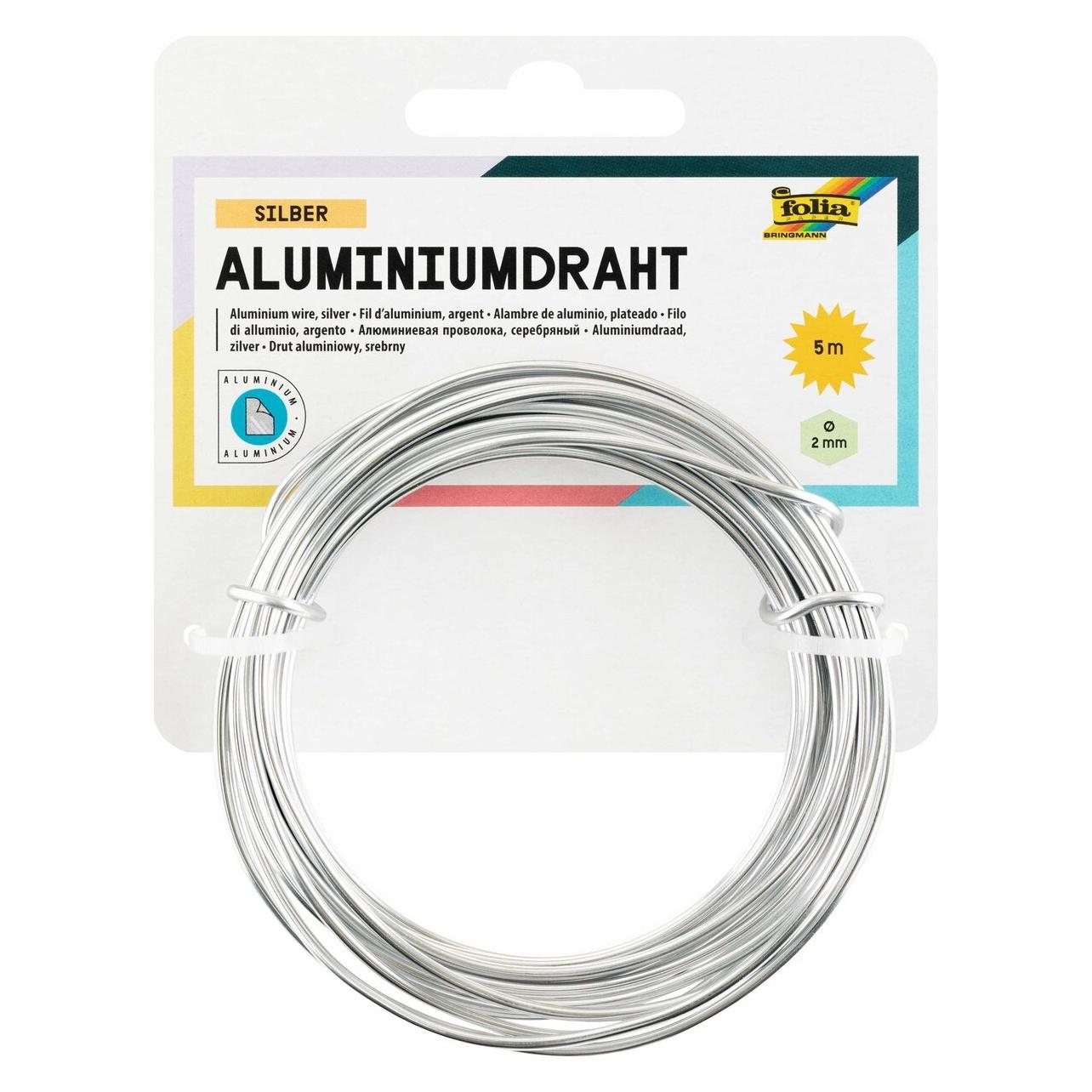 Folia Aluminium-Basteldraht (5 m) (79660)