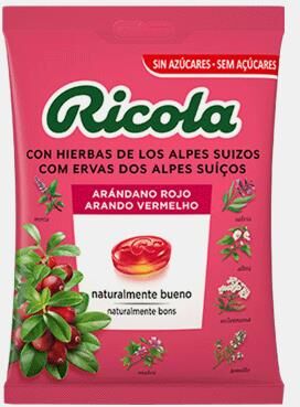RICOLA ARANDO VERMELHO 70g S/ ACUCAR