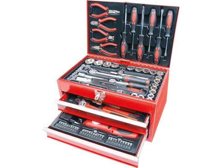 Mannesmann Tool Box/Assembled (155 Pieces)