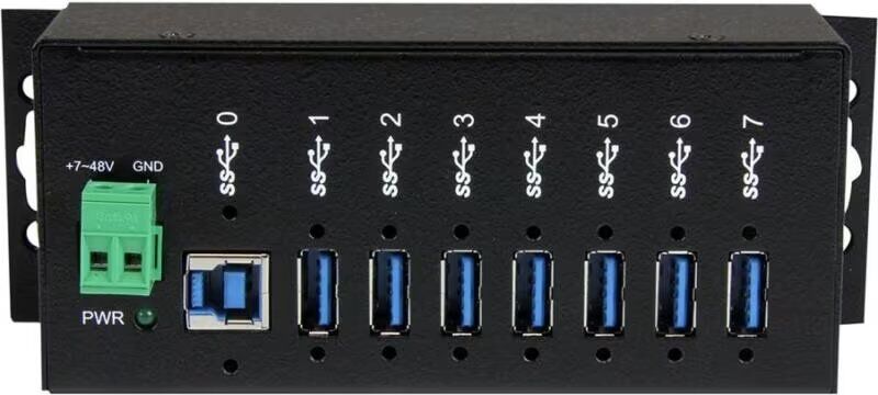 Startechcom Hub Usb 30 De 8 Puertos Metálico Industrial Talla Única Unisex