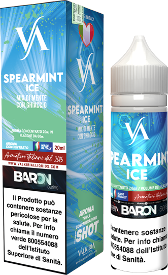 Valkiria Spearmint Ice Liquido Shot 20ml Menta Zucchero Ghiaccio