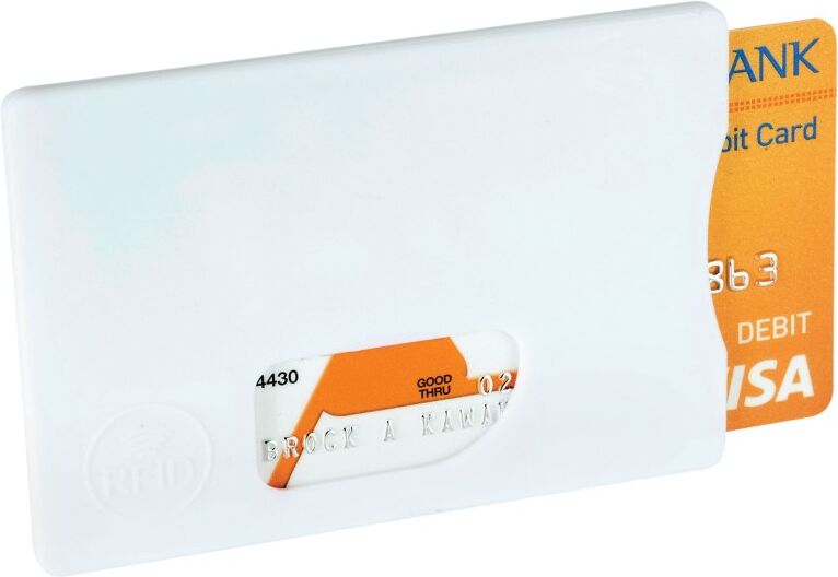 Porte-cartes de crédit RFID blanc