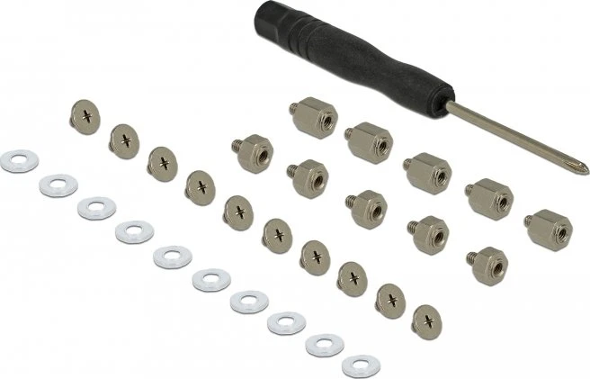 Delock Montagesatz 31-teilig für M.2 SSD