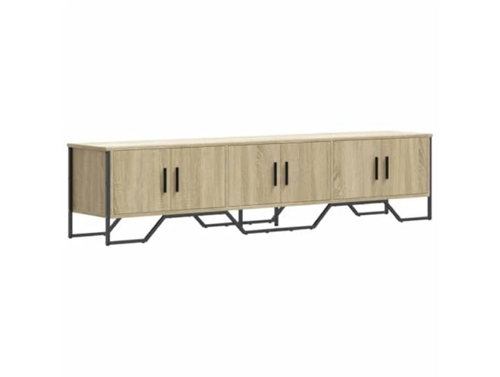 Roanoer TV-Schrank Sonoma-Eiche 180x34x41 cm Lowboard Holzwerkstoff Modernes TV-Möbel in Sonoma-Eiche mit Metallgriffen für Wohnzimmer und Schlafzimmer. Bietet praktischen Stauraum.