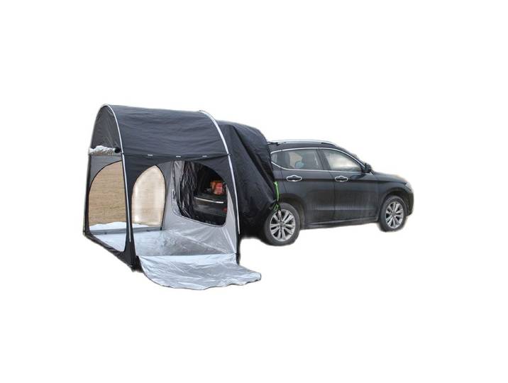Tente d'extension arrière pour SUV, rangement vélo, camping extérieur, multi-usage, grand espace, Oxford, revêtement argenté, imperméable, pour le tourisme