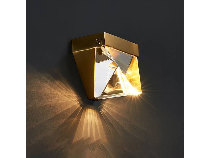 Trépan applique murale LED moderne applique en cristal minimaliste chambre chevet couloir couloir entrée fond luxe applique murale