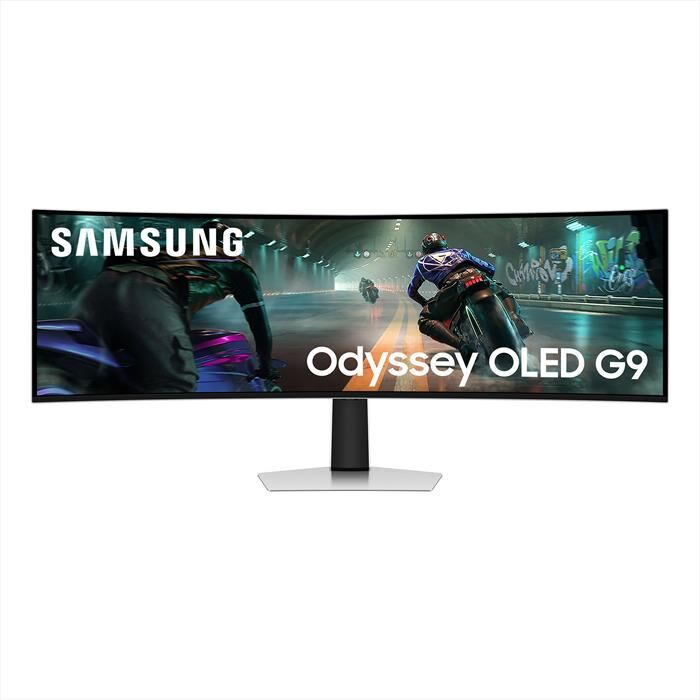 Samsung Monitor Gaming Odyssey Oled G9 G91sd Da 49"-silver