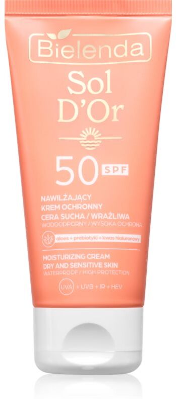 Bielenda Sol D’or crème solaire visage SPF 50 50 ml