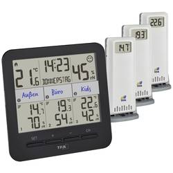 TFA Dostmann KLIMA@HOME 2 Funk-Thermo-/Hygrometer Schwarz 30.3075.01