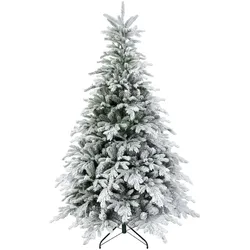 HOMCOM HOMCOM künstlicher Weihnachtsbaum, 180 cm Christbaum mit 1321 Spitzen, Grün