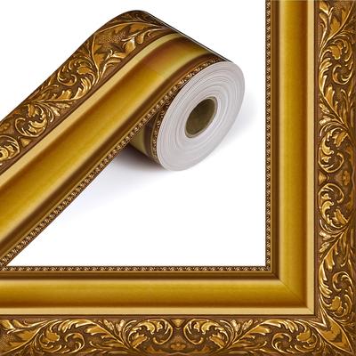 Gold Photo Frame DIY Poster Border Stickers Fashion Self Adhesive Border Decorative Sticker. Gold Photo Frame DIY Poster Border Stickers Fashion Self Adhesive Border Decorative Sticker.