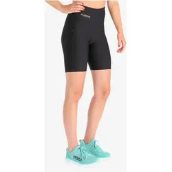FUSION Damen Tight WOMENS C3 SHORT TRAINING TIGHTS, Größe XL in Schwarz Schwarz