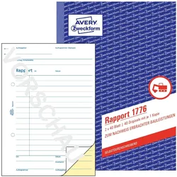 Avery, Formular, Formularbuch Rapport
