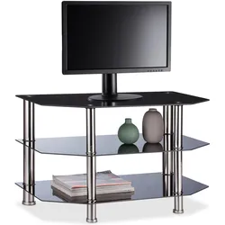 Relaxdays, TV Möbel, Fernsehtisch (80 x 45 x 49 cm)