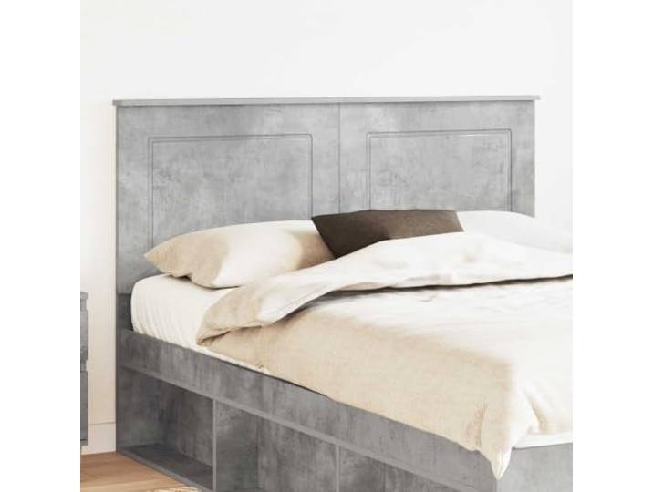 RJPLMFV Kopfteil, Beton, Grau, 100 cm, Holz Höhenverstellbar, Wandmontage, einfache Reinigung, moderner Stil