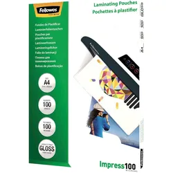 Fellowes® 5351111 Laminierfolien Impress 100 Mikron,glänzend,A4,100 Stück