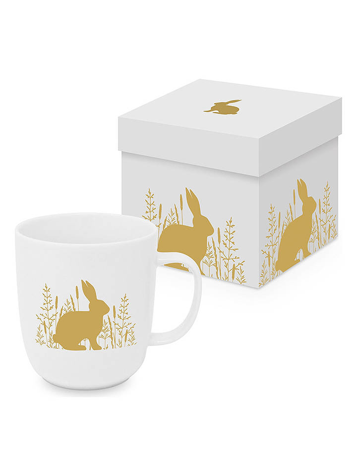 ppd Jumbotasse "Pure Easter" in Weiß/ Gold - 350 ml - onesize
