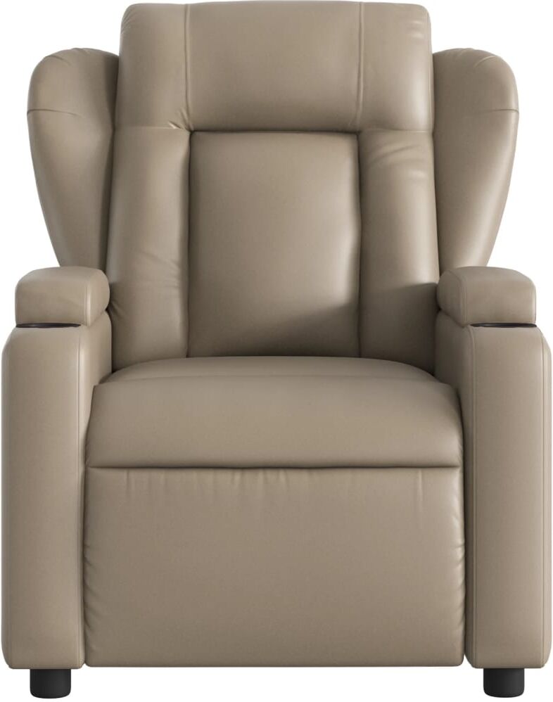 vidaXL Fauteuil inclinable Cappuccino Similicuir