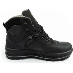 GriSport, Herren, Wanderschuhe, Nero Dakar Herren-Trekkingschuhe, Leder, schwarz (41), Schwarz