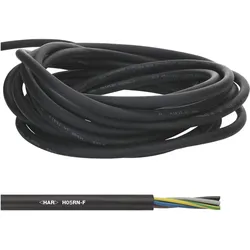 Lapp, Kabelleitung, 10 Meter 16002583 H05RN-F 4x0,75 mm2 Gummileitung flexibel I UV-resistent I robust I dünnes Gum (10 m)