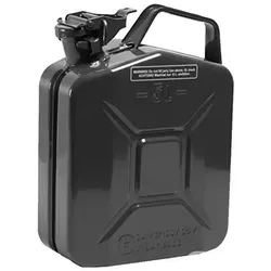 Oxid7® Metall Benzinkanister 5 Liter - Schwarz