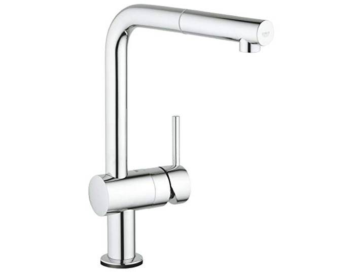 GROHE Flair Touch, Küchenarmatur mit ausziehbarer Brause, 360° schwenkbar Wasserhahn Küche, hoher Auslauf für große Töpfe, EasyTouch Bedienung, einfache Montage von oben (chrom, 30275001)