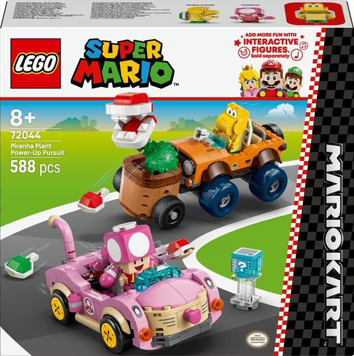 Lego Super Mario Kart Inseguimento Della Pianta 72044-multicolore
