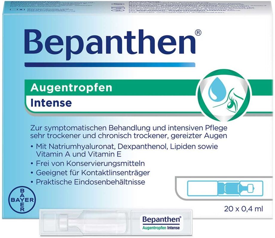 Bepanthen Augentropfen Intense EDO 20X0.4ml