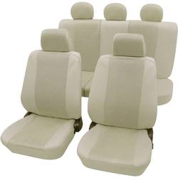 Petex 26174809 Sydney Sitzbezug 11teilig Polyester Beige Fahrersitz, Beifahrersitz, Rücksitz
