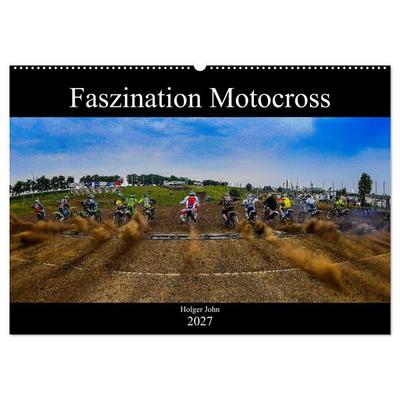 Blickpunkte Motocross (Wandkalender 2027 DIN A2 quer), CALVENDO Monatskalender