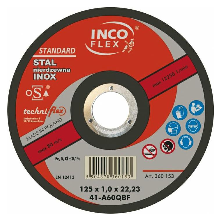 Incoflex Metal Inox Incochlex 125*1,0 Schild (35617626)