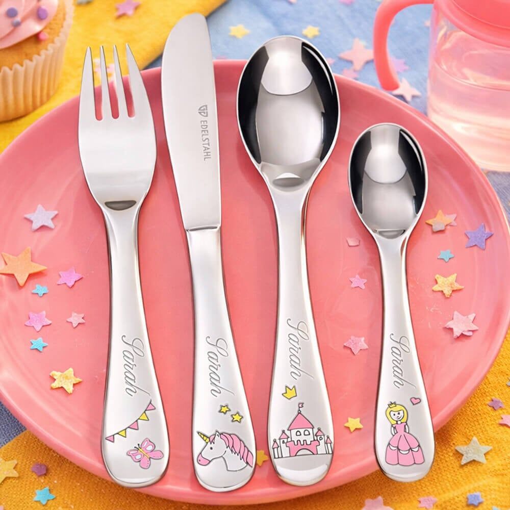 Ocadeau Couverts enfant princesse gravés