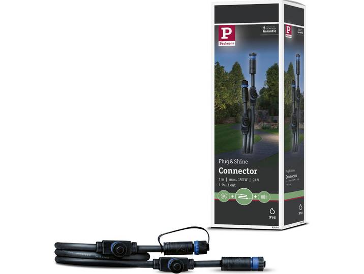 Paulmann Câble Plug & Shine 1m 3 sorties