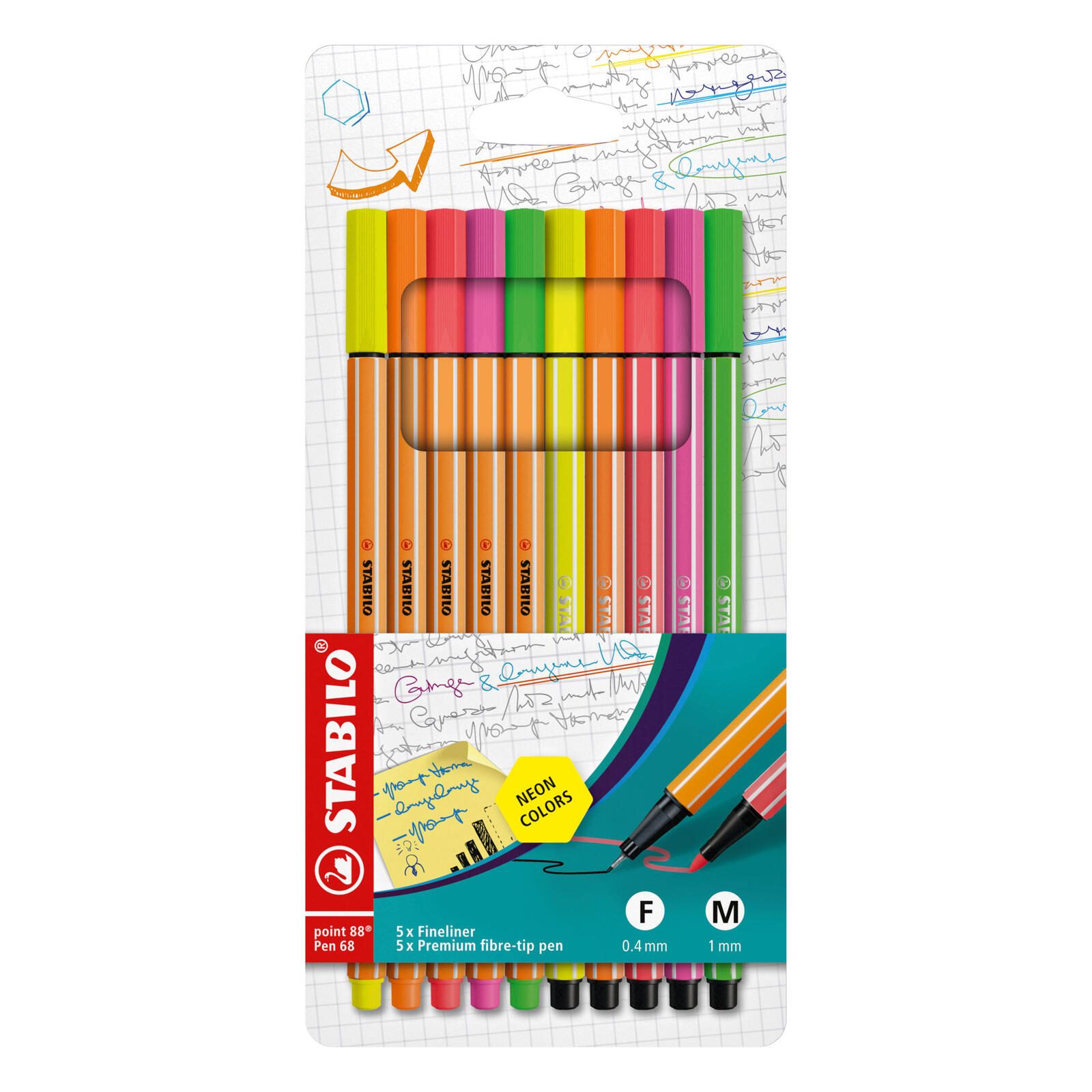 STABILO Malset Mehrfarbig EO8868/10-1