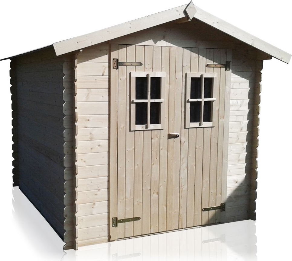Gartenhaus Linz 2 - 2,26 x 2,28 Meter aus 19 mm Blockbohlen