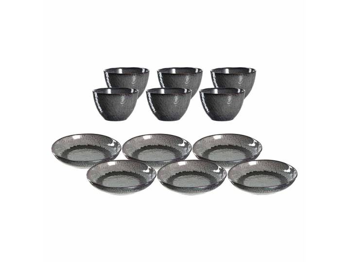 TELLERSET Matera anthrazit 12er Set