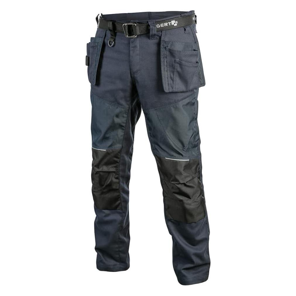 Högert Arbeitshose mit Werkzeugtaschen "Nekar" in Blau L (L) (Nekar)