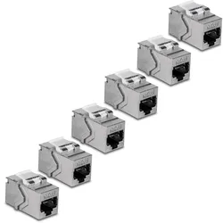 TRENDnet TC-KC06C6A Cat6A RJ-45 Keystone, 6-Pack
